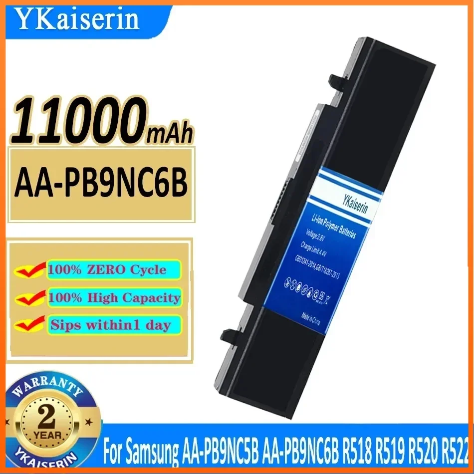 YKaiserin AAPB9NC6B 11000mAh Battery For Samsung AA-PB9NC5B AA-PB9NC6B R518 R519 R520 R522 R540 R580 R610 R620 R700 R425 R430