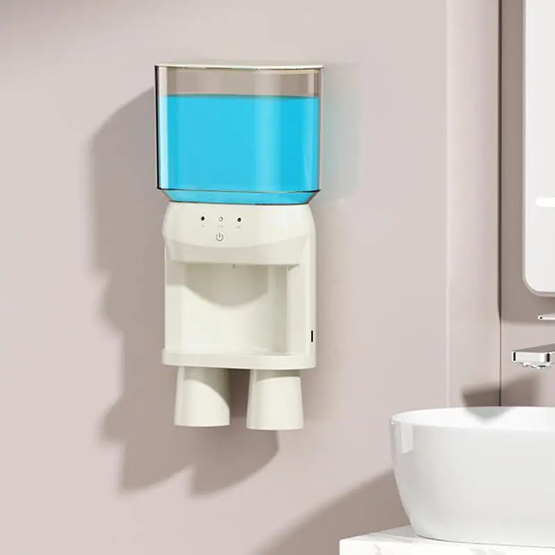 

Mouthwash Dispenser 600ml Automatic Mouthwash Dispenser Rechargeable Bathroom Mouthwash Dispenser With 2 Magnetic Cups For All