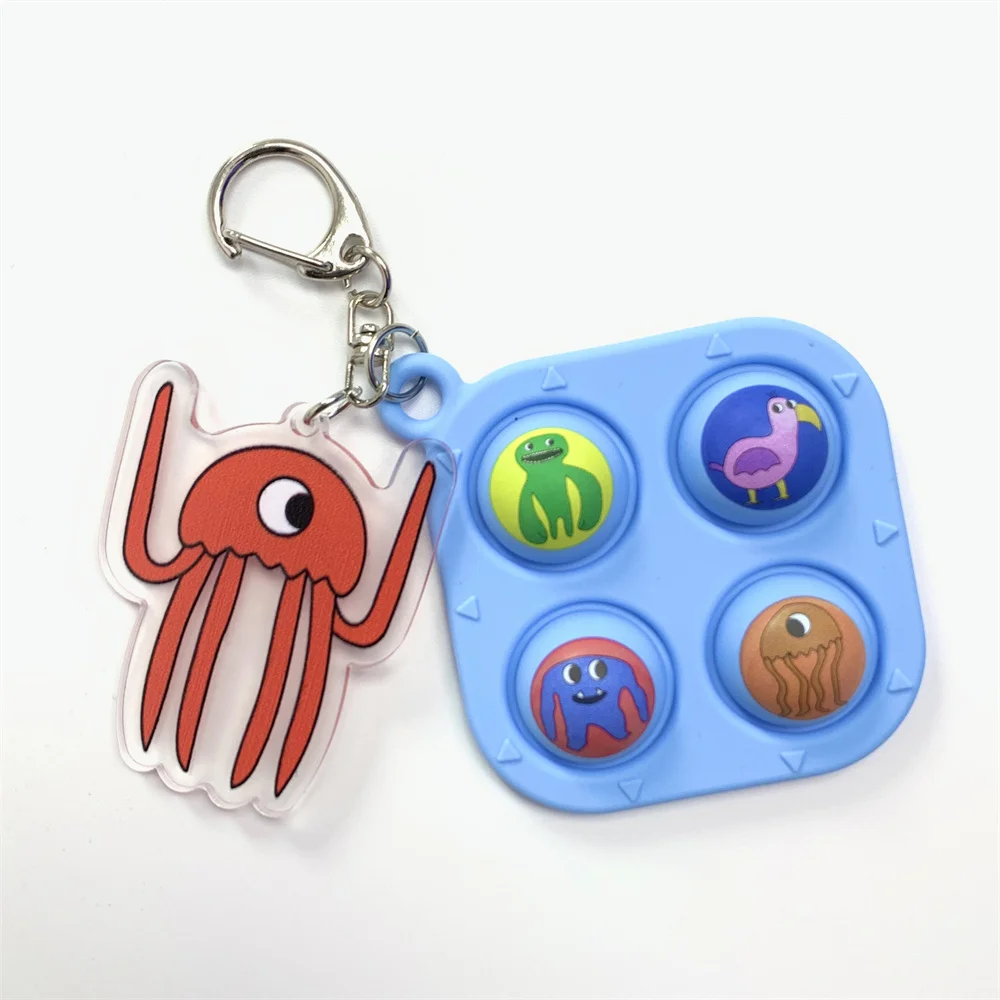 10cm New Game Garten of Banban Banban Garden Game Keychain Monster Fidget Toy For Autism Adhd Anxiety Anti Stress Relief Sensor