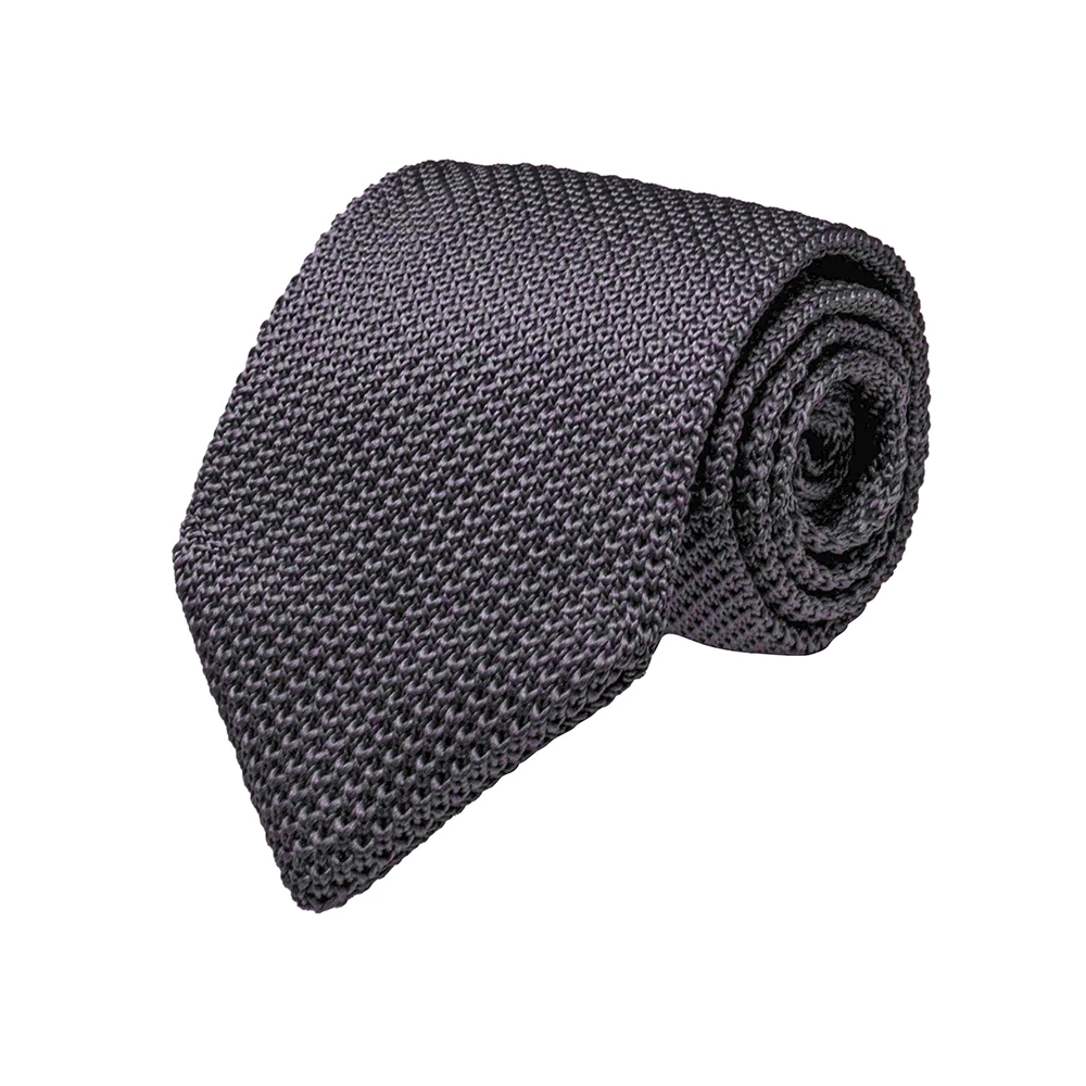 Modische Herren-Krawatten aus Strick, 7,5 cm breit, für formelle Anlässe, braune Krawatte, Hochzeitsaccessoire, Geschenk. – Detail 6