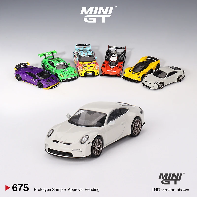 InStock MINI GT 1:64 Porschex 911 992 GT3x Touring Alloy