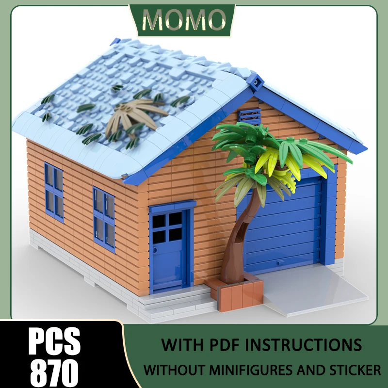 Street View Model Moc Building Blocks Shed / Paint Warehouse Model Technology Brick Assembly Construction Toy Holiday Gift