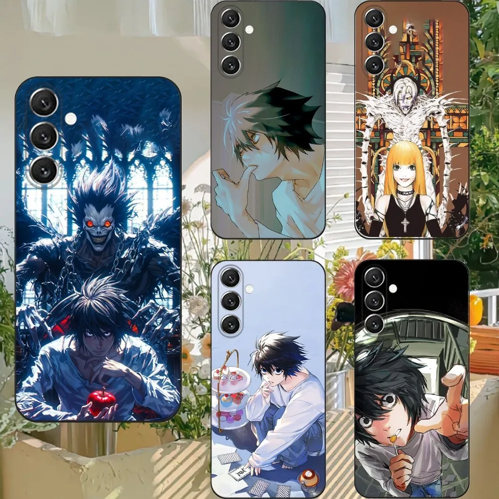 

Anime Death Note Boy Cool Phone Case For Samsung S25,S24,S21,S22,S23,S30,Ultra,S20,Plus,Fe,Lite,Note,10,9,5G Black Cover