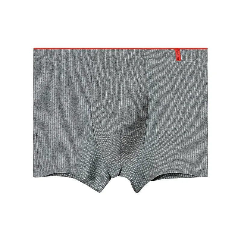 

3pcs Men's underwear, pure cotton boxer shorts, mid-waist, large-sized sportswear for young men, antibacterial four-cornered