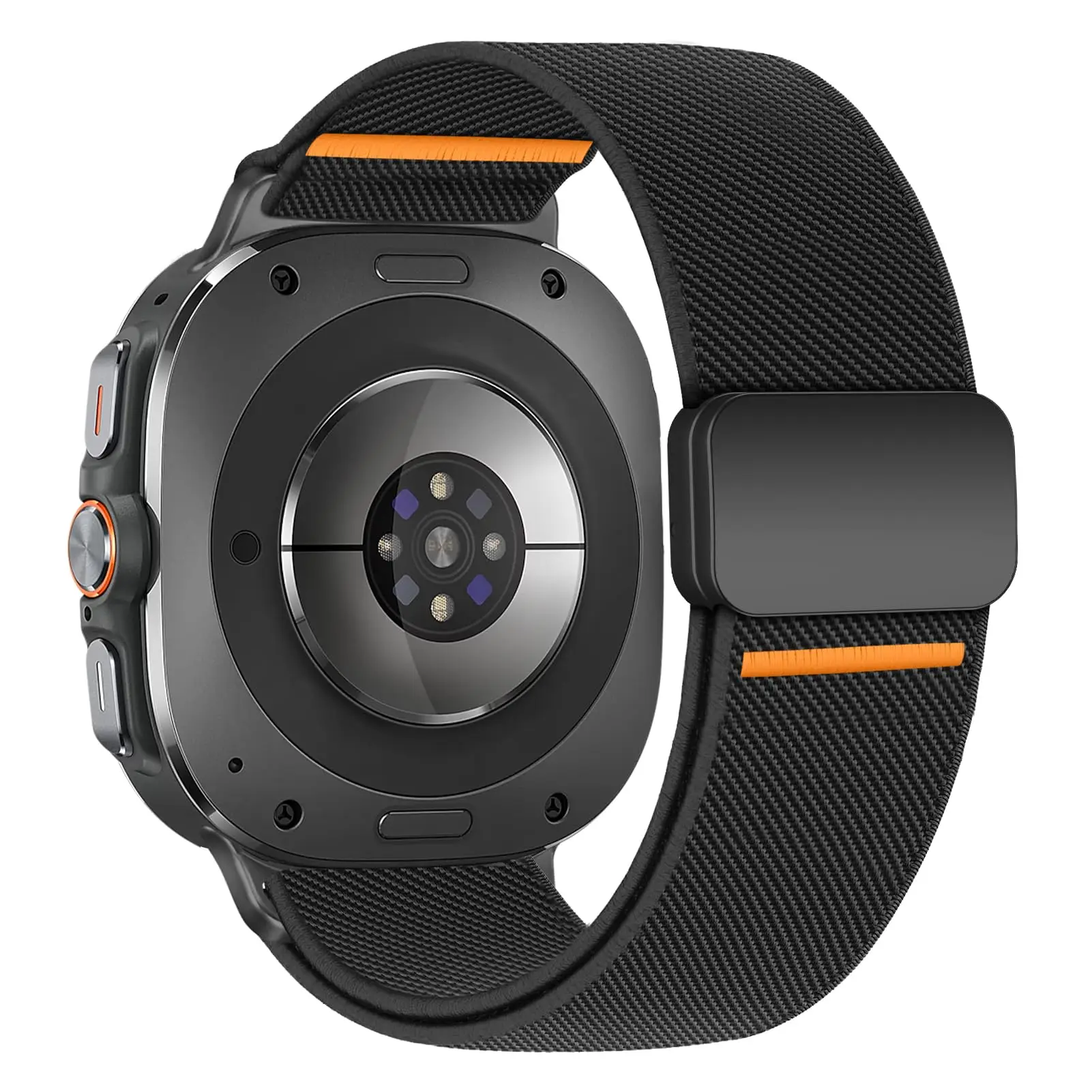 Magnetische Armbänder für Samsung Galaxy Watch Ultra 2 Zubehör Elastisches Nylon-Armband Correa für Galaxy Watch 7 Ultra 47mm Bänder