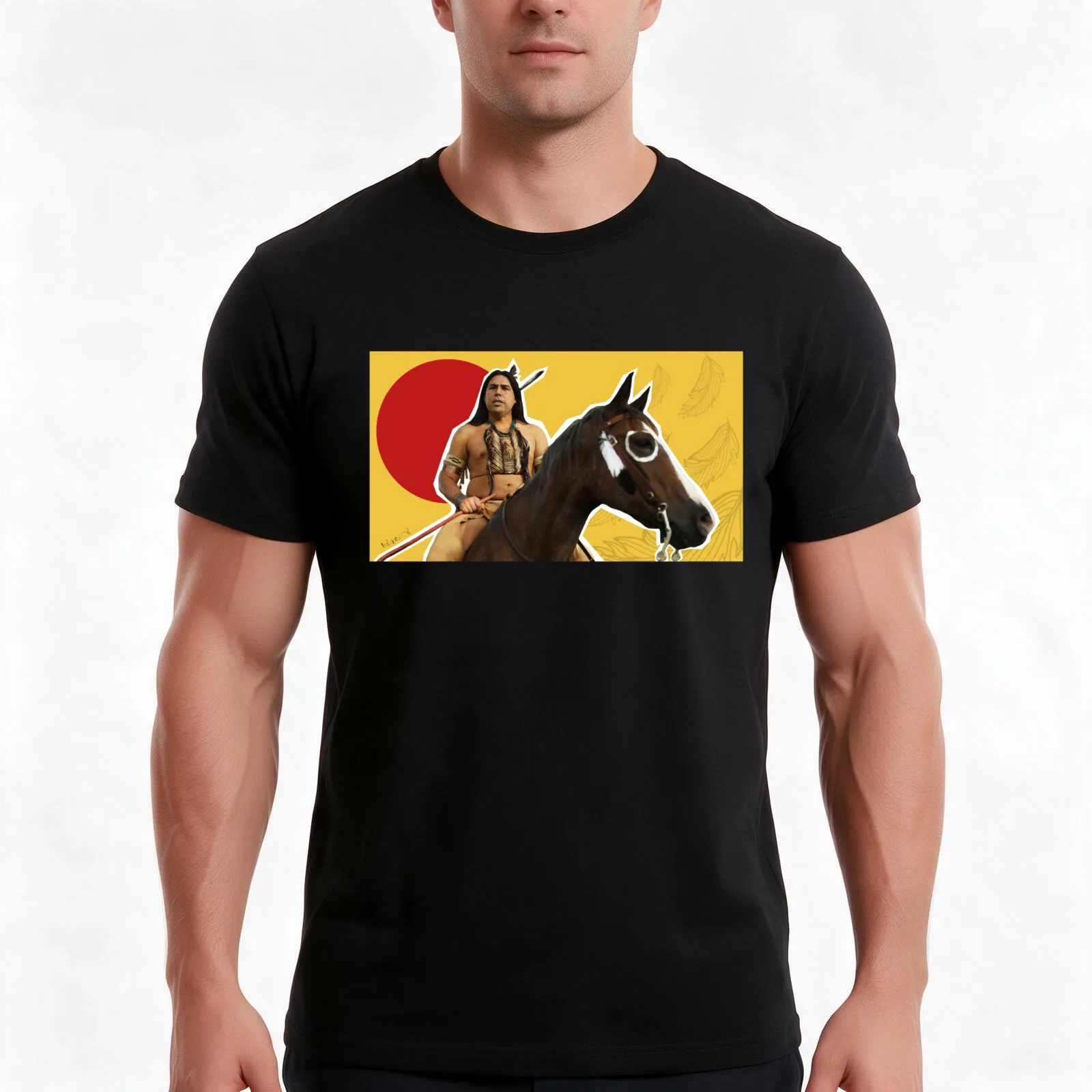 William Knifeman aka Spirit - Reservation Dogs T-Shirt, Summer Casual Cotton Tee, Oversized Streetwear Tops, Unisex Men Women