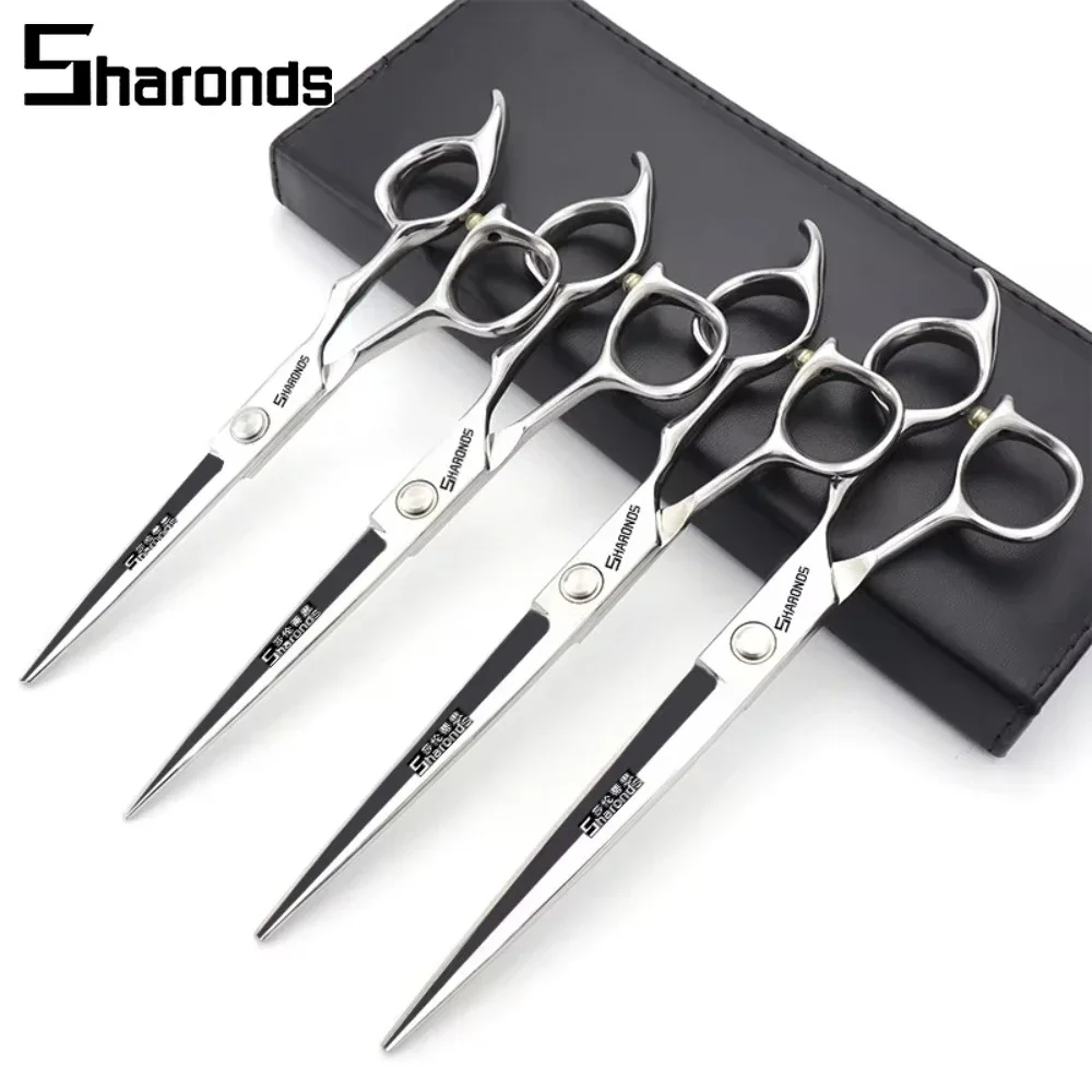 SHARONDS Professional Hairstylist Hair Clipper Set 6 Inch 440C Japanese Steel Hairdressers Dedicated Shears Hair Cutting Tools