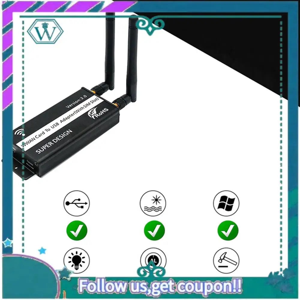 

Upgraded Mini PCI-E PCI-Express To Mini USB Adapter With SIM Card Slot For WWAN/LTE/Gsm/Hspa/GPS 3G/4G Wireless Mini Pci-E Card