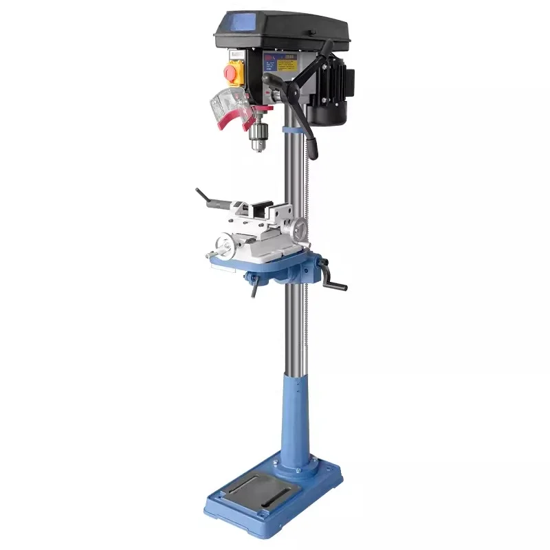 Bench drill Small drilling machine Multifunctional desktop miniature high-precision infinitely variable speed wood metal