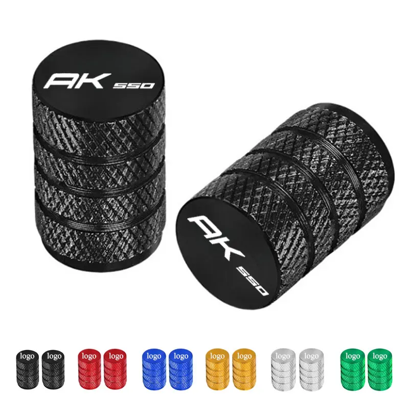 

2 шт. детали мотоцикла с логотипом «AK550» герметичные крышки с ЧПУ, алюминиевые колпачки для колес, колпачки для штока клапана для KYMCO AK550 AK 550 2020 2021