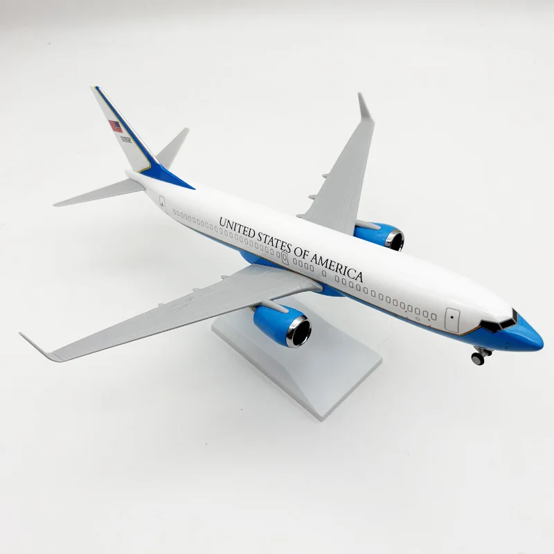 1:240 Scale Toy airplane B737 United States Air Force One Airways 30cm Resin Die-Casting Model Plane Kit With Wheels Collected