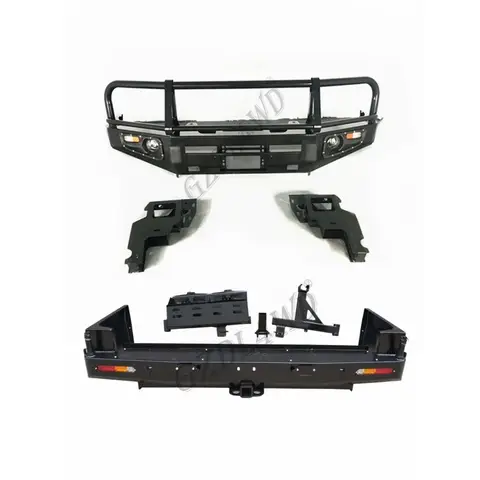 GZDL4WD Steel Front Bumper Rear Bumper For Land Cruiser FJ LC 100/105