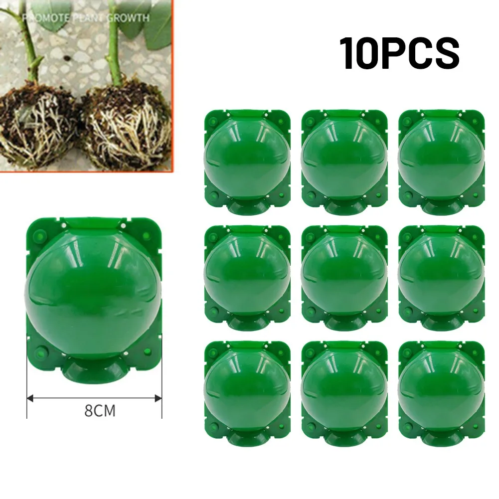 10*Grafting Box Indoor Outdoor Plant Root Growing Box Cutting Grafting Rooting Ball Garden Propagation Ball Breeding Equipment