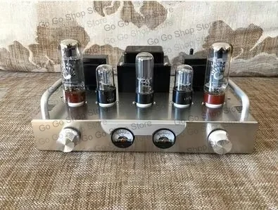 HiFi EL34 Single Ended Class A Tube Amplifier Kit 6H8C Driver Valve Power Amp DIY Finished for Home Audio