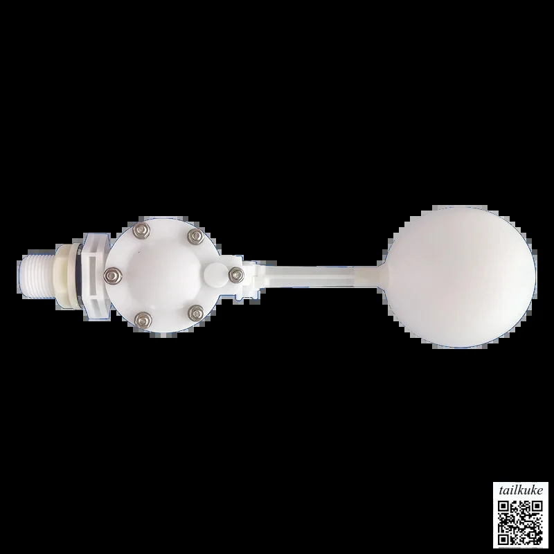 Plastic 6-Point 1-Inch Detachable Floating Ball Liquid Switch Water Level Control Valve