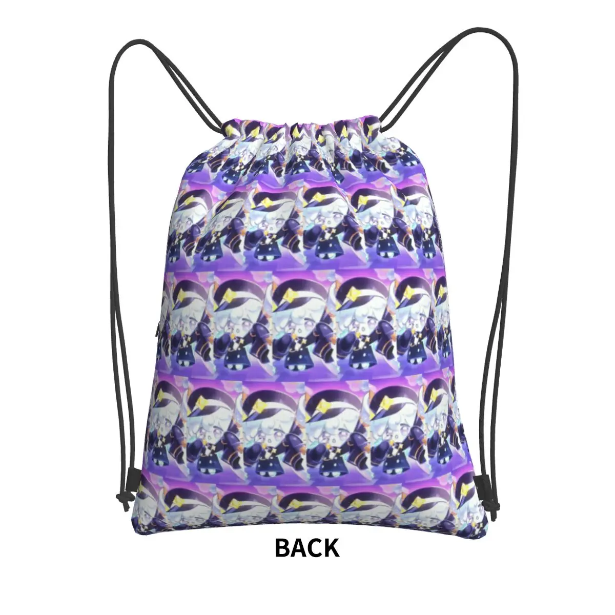 Milky Way Cookie Run Kingdom Game Backpacks Portable Drawstring Bundle Pocket Shoes Bag Book Bags for Travel Students