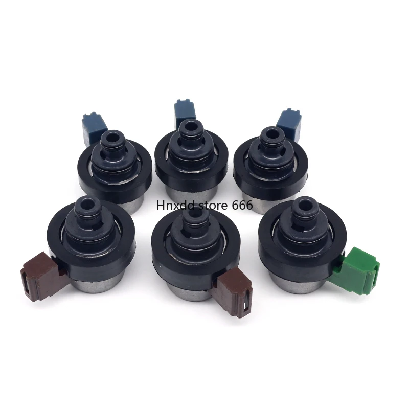 6 Pcs Transmission Solenoid Valve Kit 4EAT 31939-AA191 31939AA130 31939AA160 for Subaru Baja Forester Impreza Legacy Outback