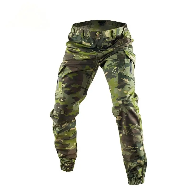 

Тактические брюки для военных энтузиастов, зеленые, с множеством функциональных карманов, прочные, для тренировок и активного отдыха, для мужчин.