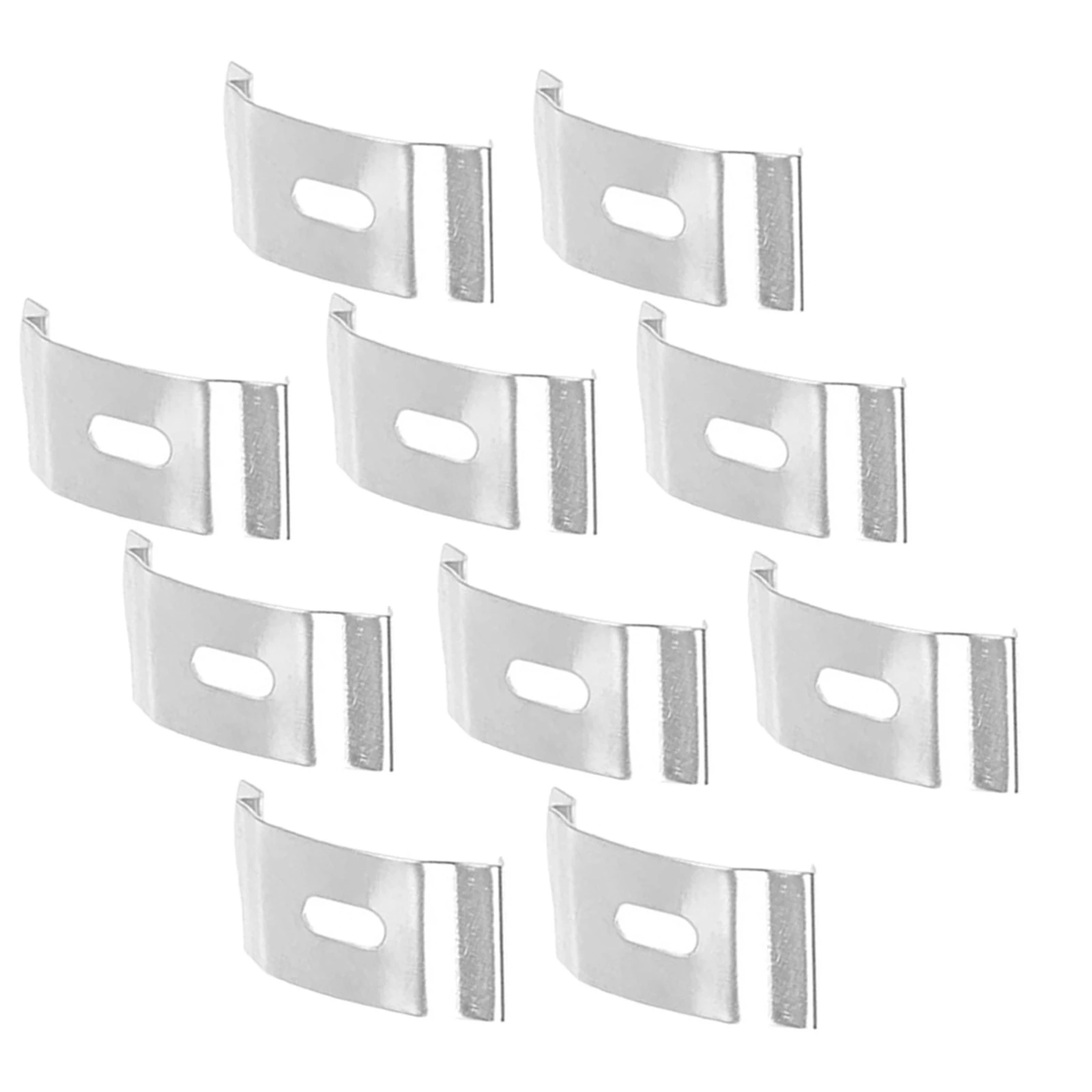 

10 шт. кронштейнов для крепления штор и жалюзи, прочная металлическая фурнитура, легкий и простой дизайн для гостиной