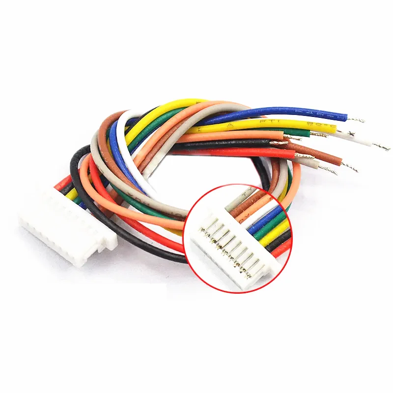 5/10pcs Sh 1.0 Jst Sh1.0 2/3/4/5/6/7/8 Pin Female Plug Wire Terminal Cable Connector Single Electronic Line 28awg 10cm