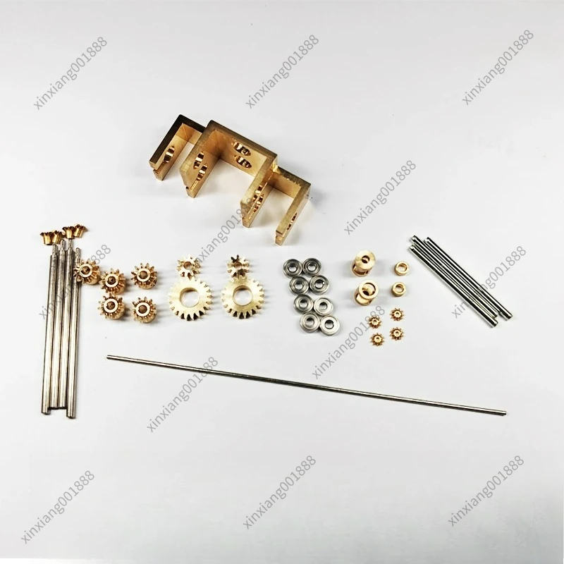 Mini Tank Model, Dual Flow Gearbox, Micro Differential Excavator, Tracked Vehicle, Turning Gearbox, Static Modification