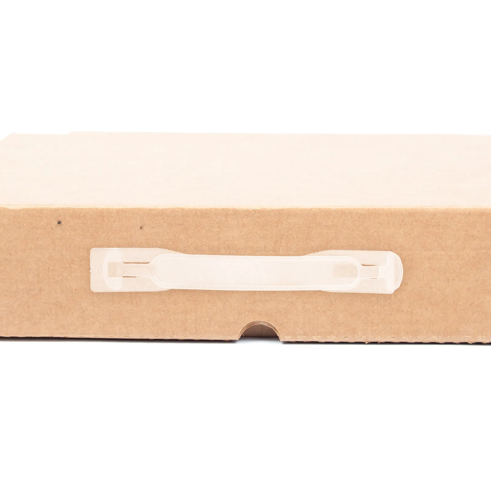100Pcs Plastic Cardboard Box Handles Black Ergonomic Carry Handles for Gift Cake Craft Packaging Boxes Replacement Lifting