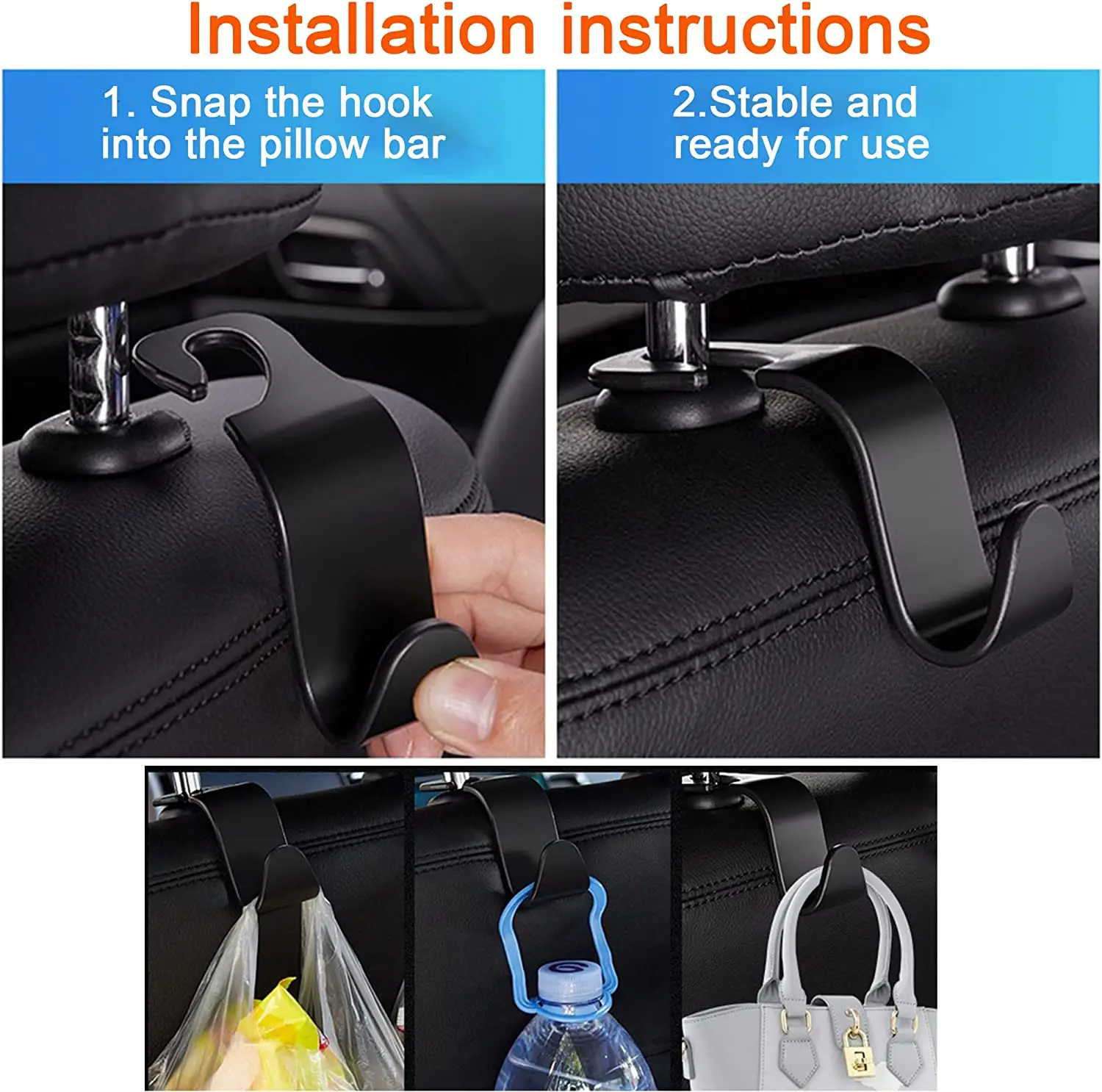 Leather Car Seat Gap Organizer 5