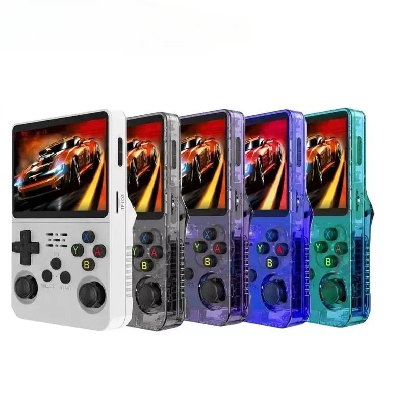 64GB R36S high definition retro handheld game console Linux 3.5 inch screen portable pocket video game console R36