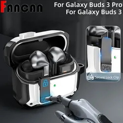 Étui de sécurité pour écouteurs pour Samsung Galaxy Buds 3 Pro, Buds 3, nouvelle coque de protection pour casque Bluetooth sans fil