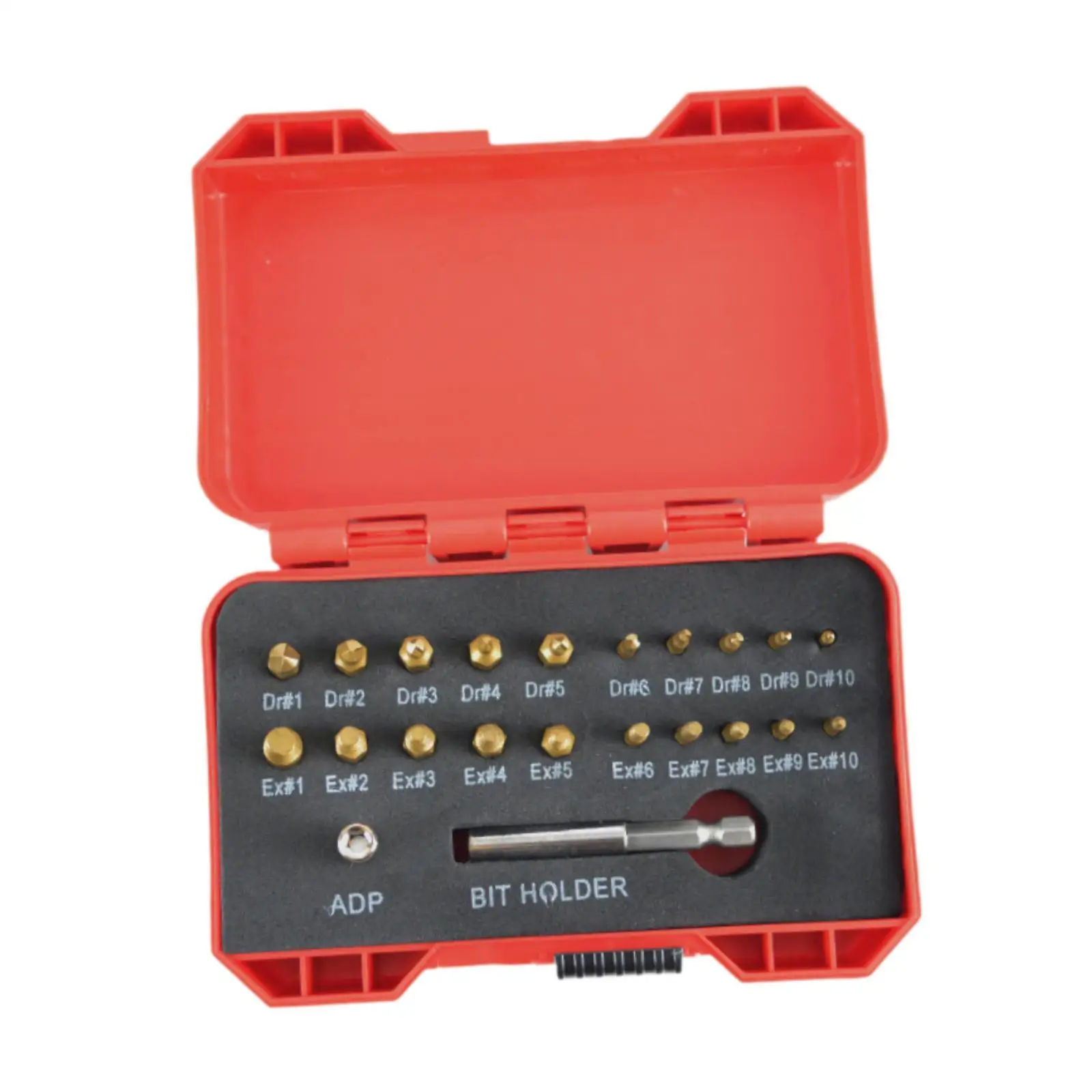 

Screw Extractor Set for Damaged Screws High Strength Drill Removal Kit for Professional Repair Tasks