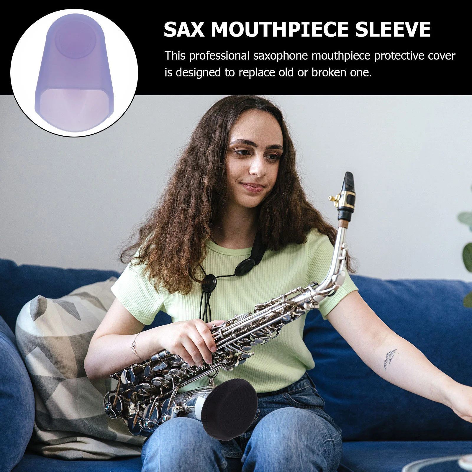 

Mouthpiece Protector Sax Sound Hole Pad Saxophone Cap Instrument Accessories Accessory Clarinet Cover Protective & Pads