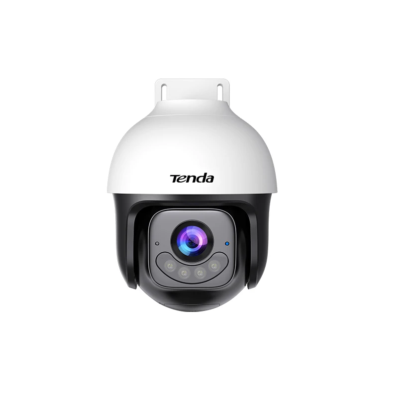 Tenda WiFi6 5MP Full-Duplex Bidirectional Voice Detection Outdoor Full-Color Wireless Ball Machine Sound Light Network Camera