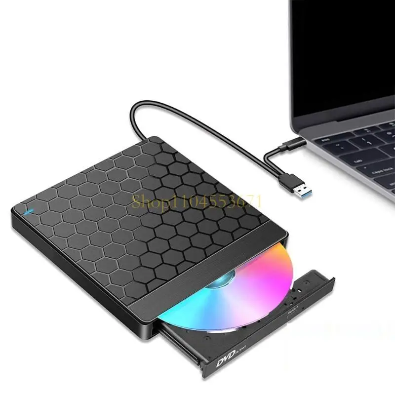 

Бестселлер 6 в 1 внешний DVD-привод USB USB C горелки оптический привод DVD портативный DVD-переписчик для ноутбука, ПК