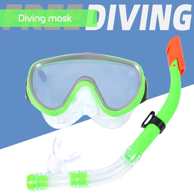 

Набор сухой трубки, маска для дайвинга для взрослых, закаленное стекло, профессиональное панорамное снаряжение для подводного плавания, комплект для тренировок по плаванию и трубке