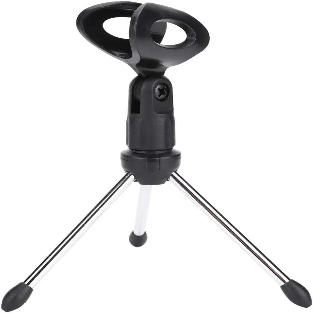 Professional ABS Material Mic Stand Holder Foldable Design Black Instrument stand Adjustable Tripod Stand For Studio Use