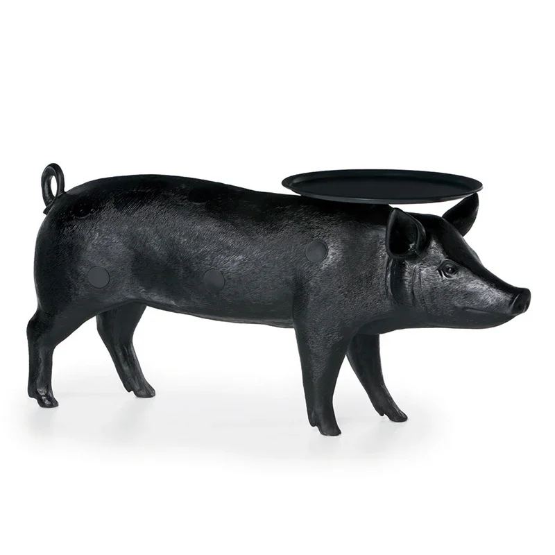 

Modern Nordic Pig Shape Villa Living Room Side