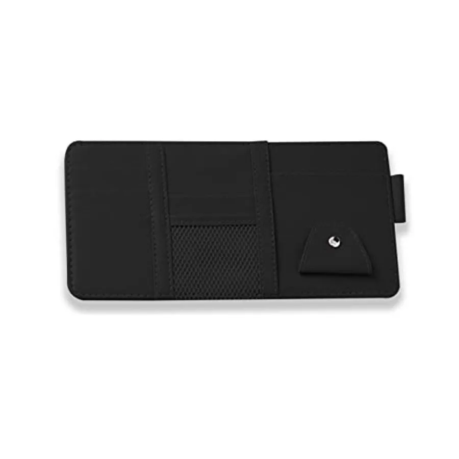 

1 Pack Car Sun Visor Organizer, Sunglasses Holder for Car Sun Visor, Auto Interior Accessories Pocket Organizers Can Store for