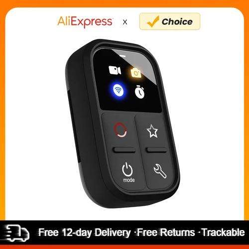 Control remoto inteligente inalámbrico para GoPro Hero 12/11/10/9/8/Max, batería de pantalla LED colorida, Control de 50M, correa para muñeca, Cable USB