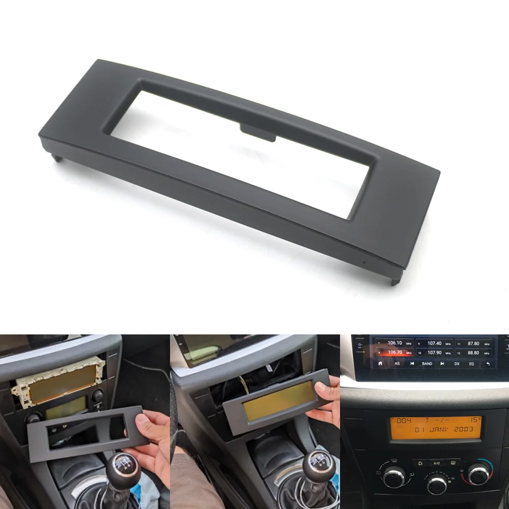 For Citroen C4 C5 RD3 Peugeot 207 Car Radio Multi-function C-Screen Shell Case Fixed Frame CD Player Screen Replacement Housing