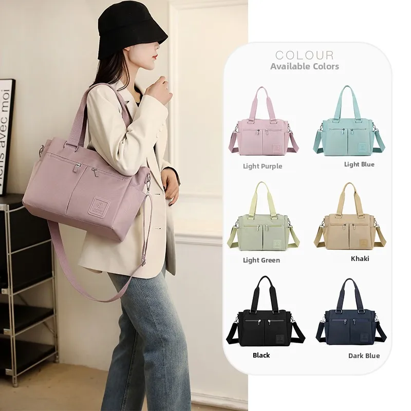 

Faionable Large Single oulder Bag Women's Underarm Crossbody Bag Commuter Work Bag Sli Trendy Neutral Modern Nylon