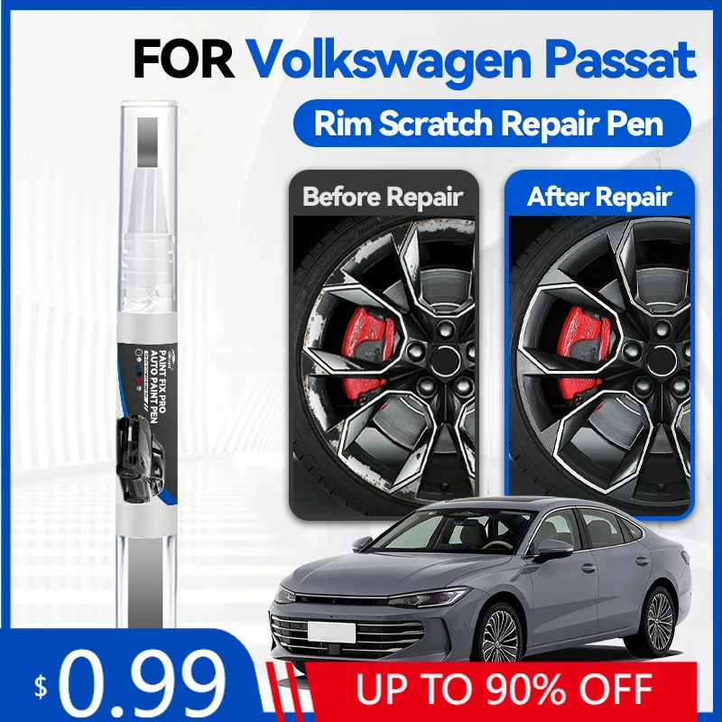 

Карандаш для подкраски колесных дисков Volkswagen Passat 1973-2025 B3 B4 B5 B6 B7 B8, средство для ремонта царапин, DIY аксессуар