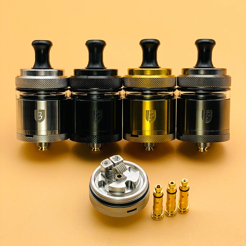 DSX Berserker V3 MTL RTA Atomizer BSKR B3 MTL Tank 2ml/6ml 24mm Top Fill Single Coil With 3 MTL Drip Tips Rebuildable Tank RTA