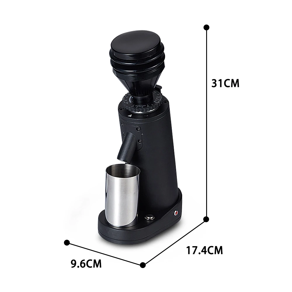 ITOP Electric Coffee Grinder 40MM Titanium Burr Metal Bean Hopper 75g Elegant Samll Coffee Grinder Machine New Arrival 2022