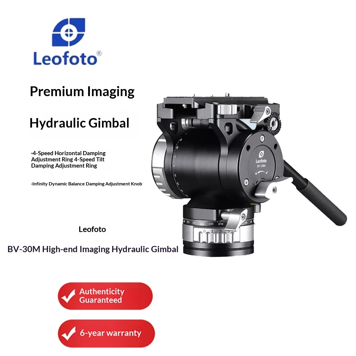 

Leofoto BV-30M Damping Smooth Long-Reach Lens Hydraulic Gimbal for Bird Photography DSLR Cameras