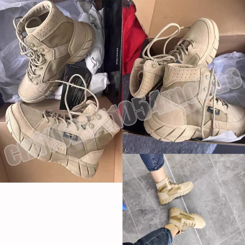 Summer Breathable Motorcycle Riding Boots High-top Outdoor Hiking Shoes Anti-slip Motorcycle Boots Men Botas Para Moto
