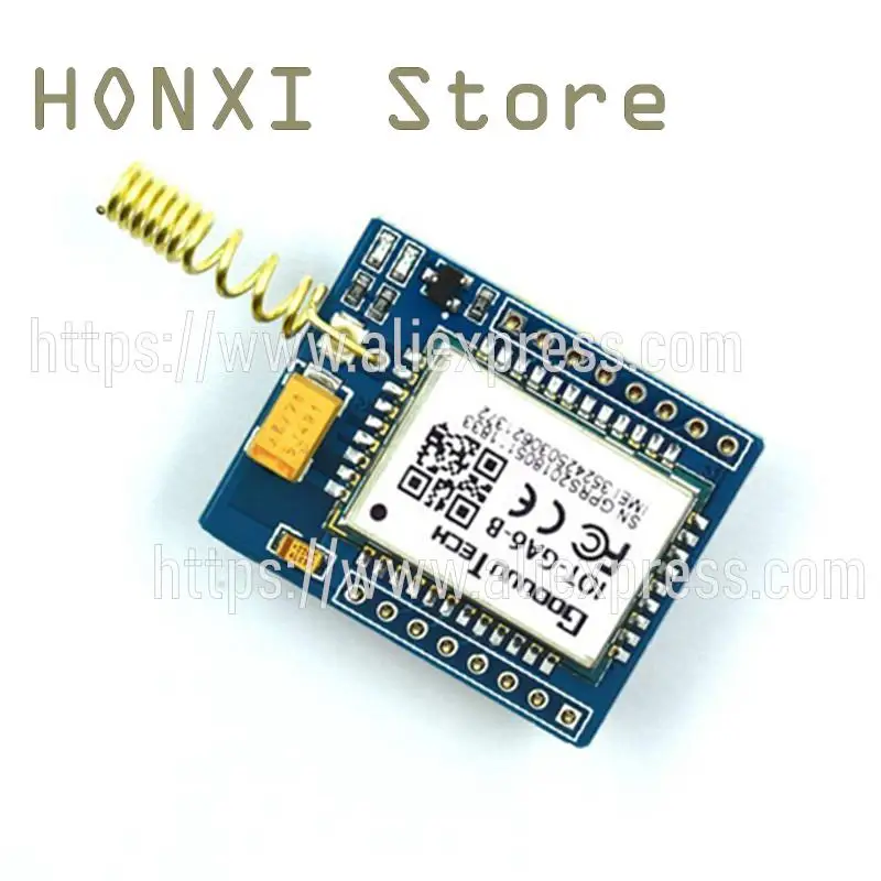 Mini GPRS Módulo GSM, A6, SMS, Super SIM800L, Placa de Desenvolvimento de Voz, Dados Sem Fio, GA6-B, 1Pc