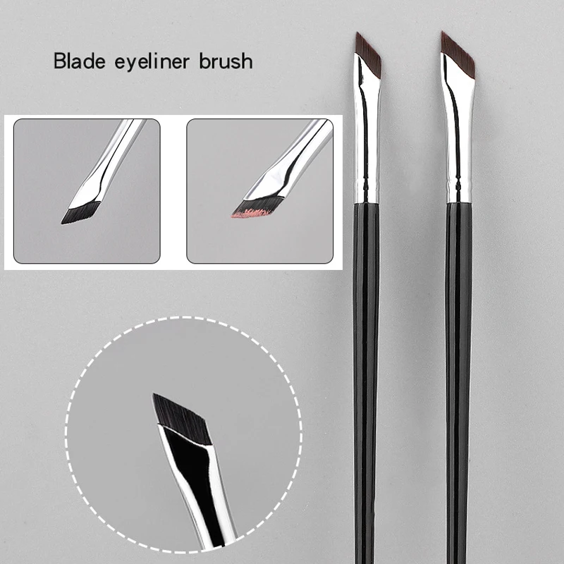 Ultra Thin Fine Angle Flat Eyebrow Brush Upgrade Blade Eyeliner Brush Under The Eyes Place Precise Detail Brush Makeup Brushes