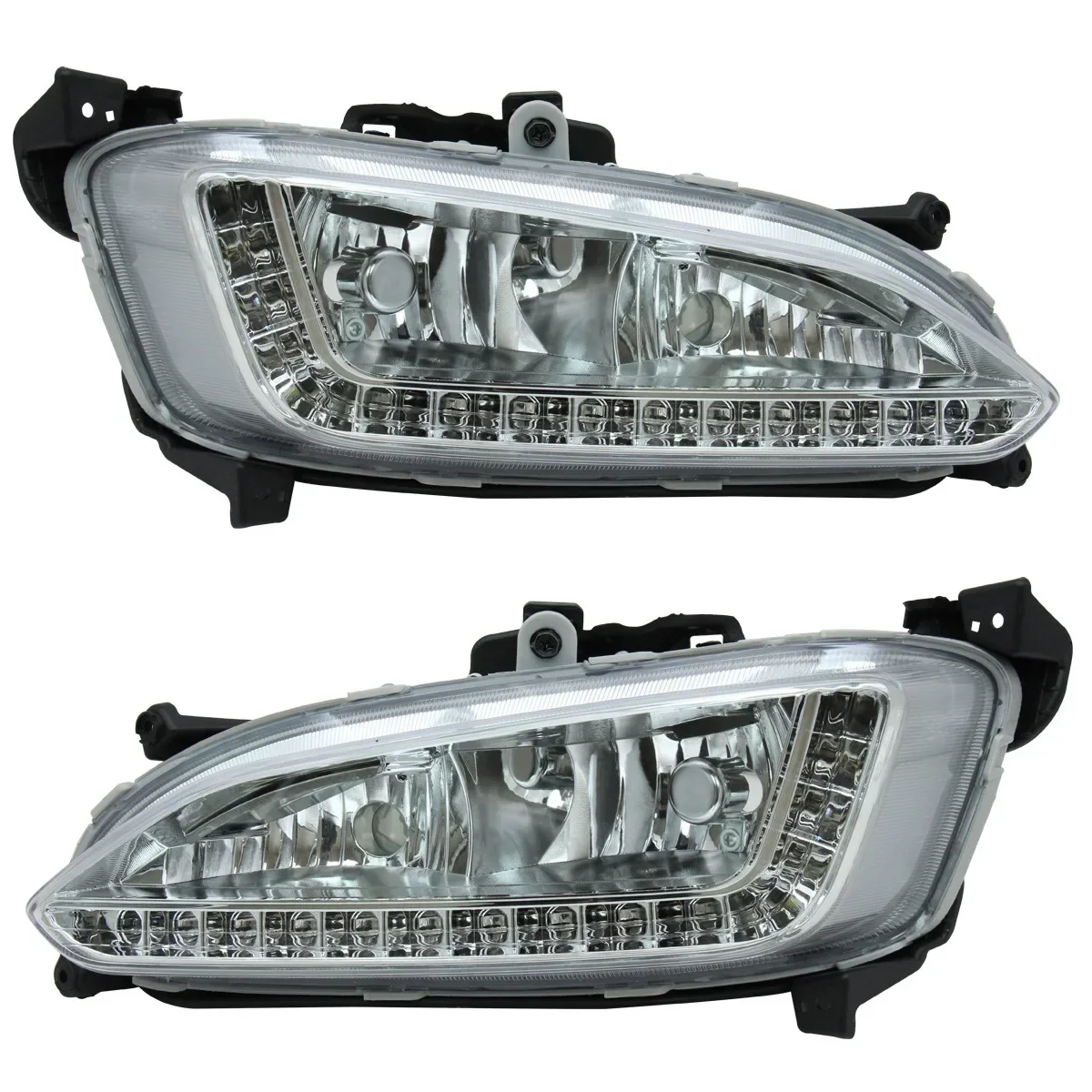 

Front Bumper Fog Light Day Light Daytime Running Lights for Hyundai HY Santa Fe IX45 2013 2014 2015