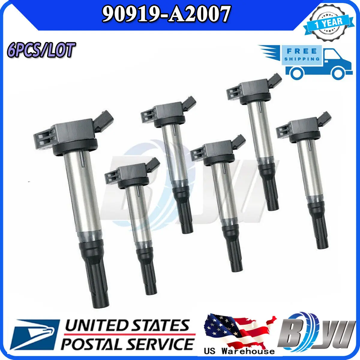 XUAN Car Ignition Coil 90919-A2007 For Lexus ES350 RX350 RX450h for Toyota Avalon Camry Highlander Rav4 Sienna Venza 05-16 UF487