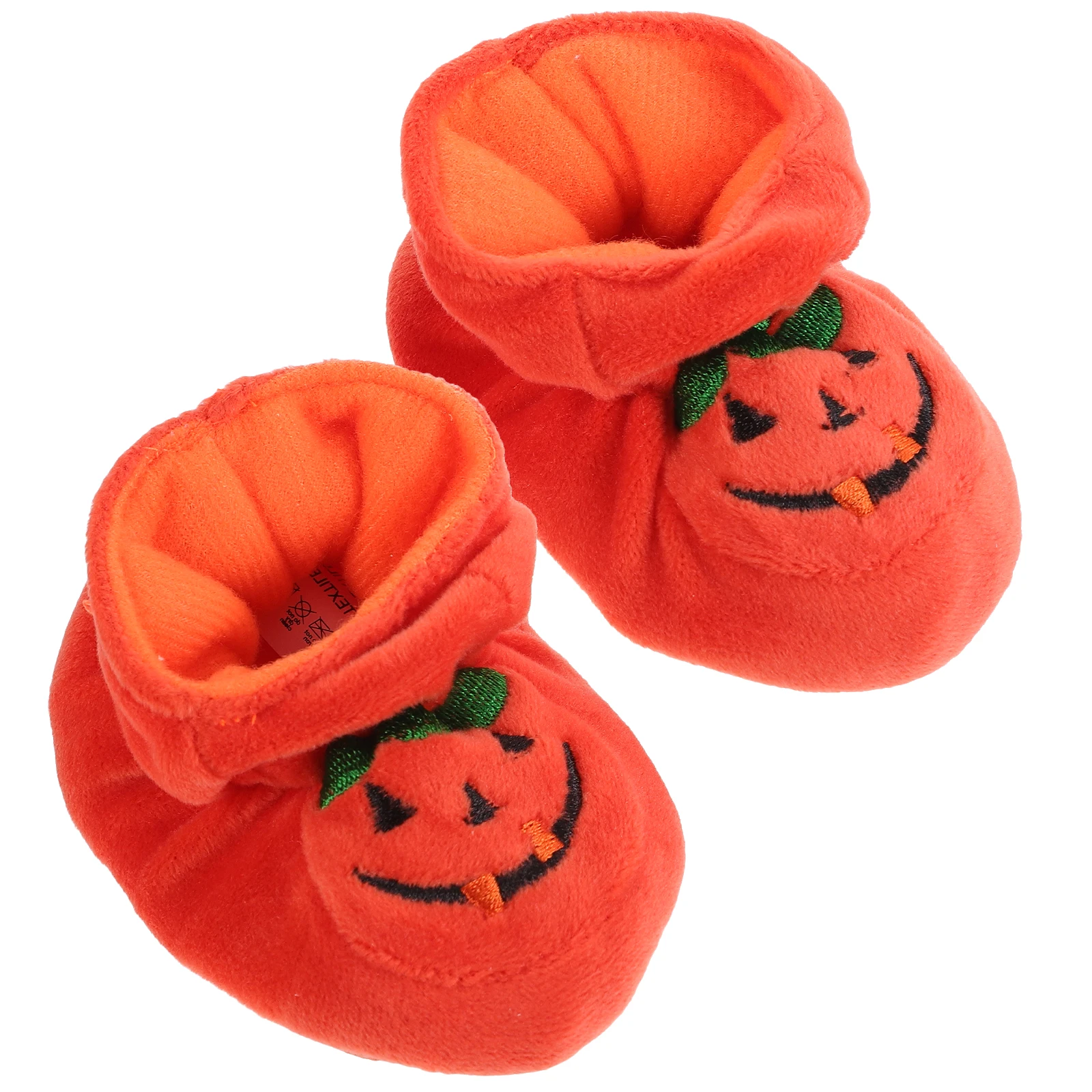 

1 Anti-Slip Toddler Breathable Comfortable Infant For Winter Autumn Adorable Pumpkin Design Kids Floor Shoes Warm